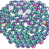 image:imageBeadsland 2880pcs Flat Back Crystal Rhinestones Round Gems for Nail Art and Craft Glue FixAquamarine ABSS102729mmGreen Volcano