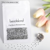 image:imageBeadsland 2880pcs Flat Back Crystal Rhinestones Round Gems for Nail Art and Craft Glue FixAquamarine ABSS102729mmHematite