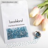 image:imageBeadsland 2880pcs Flat Back Crystal Rhinestones Round Gems for Nail Art and Craft Glue FixAquamarine ABSS102729mmIndicolite