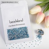 image:imageBeadsland 2880pcs Flat Back Crystal Rhinestones Round Gems for Nail Art and Craft Glue FixAquamarine ABSS102729mmIndicolite