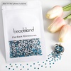 image:imageBeadsland 2880pcs Flat Back Crystal Rhinestones Round Gems for Nail Art and Craft Glue FixAquamarine ABSS102729mmIndicolite