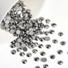 image:imageBeadsland 2880pcs Flat Back Crystal Rhinestones Round Gems for Nail Art and Craft Glue FixAquamarine ABSS102729mmJet Hematite
