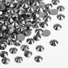 image:imageBeadsland 2880pcs Flat Back Crystal Rhinestones Round Gems for Nail Art and Craft Glue FixAquamarine ABSS102729mmJet Hematite