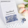 image:imageBeadsland 2880pcs Flat Back Crystal Rhinestones Round Gems for Nail Art and Craft Glue FixAquamarine ABSS102729mmLight Blue