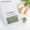 image:imageBeadsland 2880pcs Flat Back Crystal Rhinestones Round Gems for Nail Art and Craft Glue FixAquamarine ABSS102729mmLight Green