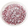 image:imageBeadsland 2880pcs Flat Back Crystal Rhinestones Round Gems for Nail Art and Craft Glue FixAquamarine ABSS102729mmLight Pink