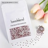 image:imageBeadsland 2880pcs Flat Back Crystal Rhinestones Round Gems for Nail Art and Craft Glue FixAquamarine ABSS102729mmLight Pink