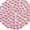 image:imageBeadsland 2880pcs Flat Back Crystal Rhinestones Round Gems for Nail Art and Craft Glue FixAquamarine ABSS102729mmLight Pink Ab
