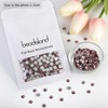 image:imageBeadsland 2880pcs Flat Back Crystal Rhinestones Round Gems for Nail Art and Craft Glue FixAquamarine ABSS102729mmLight Purple