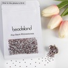 image:imageBeadsland 2880pcs Flat Back Crystal Rhinestones Round Gems for Nail Art and Craft Glue FixAquamarine ABSS102729mmLight Purple