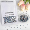 image:imageBeadsland 2880pcs Flat Back Crystal Rhinestones Round Gems for Nail Art and Craft Glue FixAquamarine ABSS102729mmLtcolorado Topaz Ab