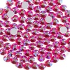 image:imageBeadsland 2880pcs Flat Back Crystal Rhinestones Round Gems for Nail Art and Craft Glue FixAquamarine ABSS102729mmLtsiam Ab