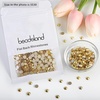 image:imageBeadsland 2880pcs Flat Back Crystal Rhinestones Round Gems for Nail Art and Craft Glue FixAquamarine ABSS102729mmMetalSunlight