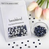 image:imageBeadsland 2880pcs Flat Back Crystal Rhinestones Round Gems for Nail Art and Craft Glue FixAquamarine ABSS102729mmMontana