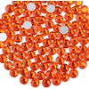 image:imageBeadsland 2880pcs Flat Back Crystal Rhinestones Round Gems for Nail Art and Craft Glue FixAquamarine ABSS102729mmOrange