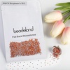 image:imageBeadsland 2880pcs Flat Back Crystal Rhinestones Round Gems for Nail Art and Craft Glue FixAquamarine ABSS102729mmOrange