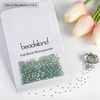 image:imageBeadsland 2880pcs Flat Back Crystal Rhinestones Round Gems for Nail Art and Craft Glue FixAquamarine ABSS102729mmPeridot Ab