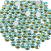 image:imageBeadsland 2880pcs Flat Back Crystal Rhinestones Round Gems for Nail Art and Craft Glue FixAquamarine ABSS102729mmPeridot Ab