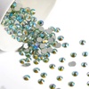 image:imageBeadsland 2880pcs Flat Back Crystal Rhinestones Round Gems for Nail Art and Craft Glue FixAquamarine ABSS102729mmPeridot Ab