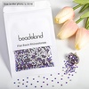 image:imageBeadsland 2880pcs Flat Back Crystal Rhinestones Round Gems for Nail Art and Craft Glue FixAquamarine ABSS102729mmPurple Velvet