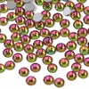 image:imageBeadsland 2880pcs Flat Back Crystal Rhinestones Round Gems for Nail Art and Craft Glue FixAquamarine ABSS102729mmRainbow