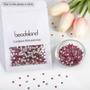 image:imageBeadsland 2880pcs Flat Back Crystal Rhinestones Round Gems for Nail Art and Craft Glue FixAquamarine ABSS102729mmRose
