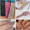 image:imageBeadsland 2880pcs Flat Back Crystal Rhinestones Round Gems for Nail Art and Craft Glue FixAquamarine ABSS102729mmRose