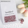 image:imageBeadsland 2880pcs Flat Back Crystal Rhinestones Round Gems for Nail Art and Craft Glue FixAquamarine ABSS102729mmRose