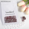 image:imageBeadsland 2880pcs Flat Back Crystal Rhinestones Round Gems for Nail Art and Craft Glue FixAquamarine ABSS102729mmSiam