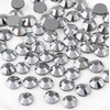 image:imageBeadsland 2880pcs Flat Back Crystal Rhinestones Round Gems for Nail Art and Craft Glue FixAquamarine ABSS102729mmSilver Hematite