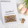image:imageBeadsland 2880pcs Flat Back Crystal Rhinestones Round Gems for Nail Art and Craft Glue FixAquamarine ABSS102729mmTopaz