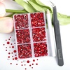 image:imageBeadsland 4300pcs Flatback RhinestonesOrange Rhinestone Nail Gems Round Crystal Rhinestones for CraftsMixed 6 Sizes with Picking Tweezers and Wax Pencil Kit SS6SS20HyacinthOrangeLight Siam