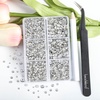 image:imageBeadsland 4300pcs Flatback RhinestonesOrange Rhinestone Nail Gems Round Crystal Rhinestones for CraftsMixed 6 Sizes with Picking Tweezers and Wax Pencil Kit SS6SS20HyacinthOrangeCrystal
