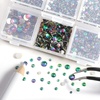 image:imageBeadsland 4300pcs Flatback RhinestonesOrange Rhinestone Nail Gems Round Crystal Rhinestones for CraftsMixed 6 Sizes with Picking Tweezers and Wax Pencil Kit SS6SS20HyacinthOrangeGreen Volcano