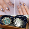 image:imageBeadsland 4300pcs Flatback RhinestonesOrange Rhinestone Nail Gems Round Crystal Rhinestones for CraftsMixed 6 Sizes with Picking Tweezers and Wax Pencil Kit SS6SS20HyacinthOrangeBlue Moonlight