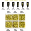 image:imageBeadsland 7200pcs Flatback RhinestonesSilver Rhinestone Nail Gems Round Crystal Rhinestones for CraftsMixed 6 Sizes with Wax Pencil Kit SS3SS10Silver HematiteLemon Yellow