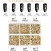 image:imageBeadsland 7200pcs Flatback RhinestonesSilver Rhinestone Nail Gems Round Crystal Rhinestones for CraftsMixed 6 Sizes with Wax Pencil Kit SS3SS10Silver HematiteMetal Sunlight