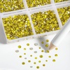 image:imageBeadsland 7200pcs Flatback RhinestonesSilver Rhinestone Nail Gems Round Crystal Rhinestones for CraftsMixed 6 Sizes with Wax Pencil Kit SS3SS10Silver HematiteLemon Yellow