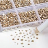 image:imageBeadsland 7200pcs Flatback RhinestonesSilver Rhinestone Nail Gems Round Crystal Rhinestones for CraftsMixed 6 Sizes with Wax Pencil Kit SS3SS10Silver HematiteGolden Shadow