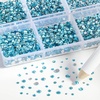 image:imageBeadsland 7200pcs Flatback RhinestonesSilver Rhinestone Nail Gems Round Crystal Rhinestones for CraftsMixed 6 Sizes with Wax Pencil Kit SS3SS10Silver HematiteAquamarine