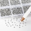 image:imageBeadsland 7200pcs Flatback RhinestonesSilver Rhinestone Nail Gems Round Crystal Rhinestones for CraftsMixed 6 Sizes with Wax Pencil Kit SS3SS10Silver HematiteSilver Hematite