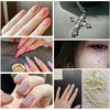 image:imageBeadsland 7200pcs Flatback RhinestonesSilver Rhinestone Nail Gems Round Crystal Rhinestones for CraftsMixed 6 Sizes with Wax Pencil Kit SS3SS10Silver HematiteTransparent AB