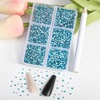image:imageBeadsland 7200pcs Flatback RhinestonesSilver Rhinestone Nail Gems Round Crystal Rhinestones for CraftsMixed 6 Sizes with Wax Pencil Kit SS3SS10Silver HematiteAquamarine