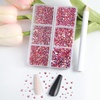 image:imageBeadsland 7200pcs Flatback RhinestonesSilver Rhinestone Nail Gems Round Crystal Rhinestones for CraftsMixed 6 Sizes with Wax Pencil Kit SS3SS10Silver HematiteHyacinth AB