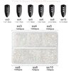 image:imageBeadsland 7200pcs Flatback RhinestonesSilver Rhinestone Nail Gems Round Crystal Rhinestones for CraftsMixed 6 Sizes with Wax Pencil Kit SS3SS10Silver HematiteTransparent AB
