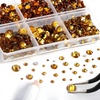 image:imageBeadsland 8300PCS Flatback Rhinestones Black Rhinestone Round Crystal Rhinestones for Crafts Mixed 10 Sizes with Wax Pencil and Tweezer Kit SS3SS30 Jet BlackTopaz