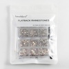 image:imageBeadsland 8300PCS Flatback Rhinestones Black Rhinestone Round Crystal Rhinestones for Crafts Mixed 10 Sizes with Wax Pencil and Tweezer Kit SS3SS30 Jet BlackGolden Shadow