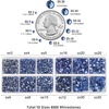 image:imageBeadsland 8300PCS Flatback Rhinestones Black Rhinestone Round Crystal Rhinestones for Crafts Mixed 10 Sizes with Wax Pencil and Tweezer Kit SS3SS30 Jet BlackLight Sapphire