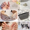 image:imageBeadsland 8300PCS Flatback Rhinestones Black Rhinestone Round Crystal Rhinestones for Crafts Mixed 10 Sizes with Wax Pencil and Tweezer Kit SS3SS30 Jet Blackcrystal