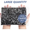 image:imageBeadsland Flatback Rhinestones Bulk14400pcs Crystal AB Rhinestones for Nails Crafts Clothes DIY Decoration Crystal AB SS20 4648mmAmethyst